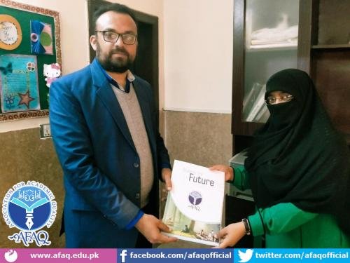 MoU signed between AFAQ Rawalpindi Region and The Harvest School