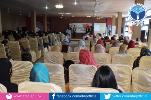 ESM training conducted by AFAQ’s regional of Karachi (C &W)